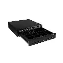 Gaveta de Dinero POS-D CASH 410 – Conector RJ11, Apertura Manual, 5 Divisiones para Billetes y 8 para Monedas